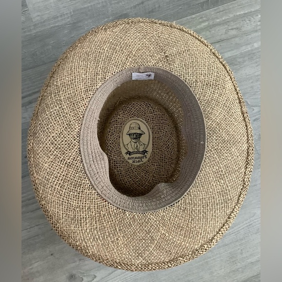 Panama Jack vintage straw hat with a floral band - Picture 6 of 10